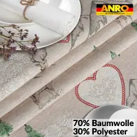 ANRO Tafelkleed Bergen Meerkleurig 280x140cm Rechte rand Afwasbaar Waterafstotend Binnen & Buiten