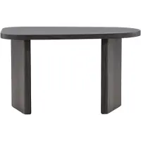 Nest of Nora Bijzettafel Eden - MDF 70x45 cm - Glanzend gelakt - Zwart