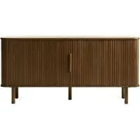 Nest of Nora Dressoir Tara - 160 cm breed met schuifdeuren - Eikenhout fineer - Bruin