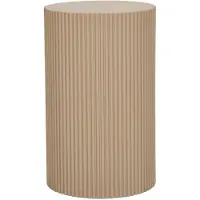 Nest of Nora Bijzettafel rond Ø30x50 cm - MDF - Beige