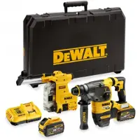 DeWalt DCH335X2-QW Accu Combihamer 54V XR FlexVolt 9.0Ah – 2 Accu’s – D25304DH Stofafzuiging – SDS-Plus