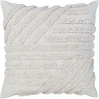 Nest of Nora Sierkussen 45x45 cm - Polyester Katoen - Wit