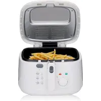 Vali Frituurpan - Frituurpannen - Friteuse - Wit - 29cm x 31cm x 21cm