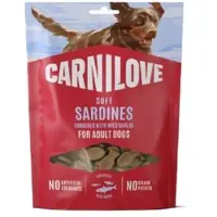 Carnilove – Zachte Snack Sardientjes en Wilde knoflook – 200gr