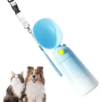 VHV - Honden Drinkfles - 600 ml RVS Waterdispenser - Lekbestendig - Voor Wandelen