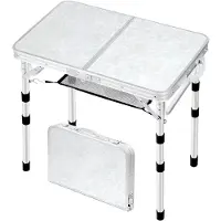 SP Campingtafel - 31.75 kg Laadcapaciteit - Klaptafel - Campingtafel Inklapbaar - Wit - 25cm x 40cm x 60cm