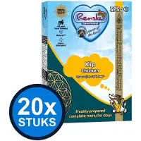 Renske 20x - Vers kip graanvrij - tetra 375gr - Hondenvoer Natvoer - 375 g