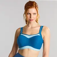 Panache - Power Voorgevormde Sport BH met beugel - Ocean - 90E