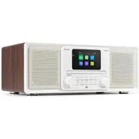 Audizio DAB radio - Palmi - Radio met cd speler - Bluetooth radio - FM, DAB+ en USB - Wit