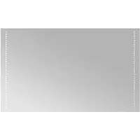 vidaXL LED Badkamerspiegel Doorzichtig 100 x 60 cm gehard glas