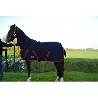 GPD Buitendeken luxe met hals 300gr Navy paardendeken - maat 165