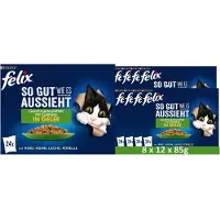 Felix PURINA Zo lekker als het eruitziet met groenten (6 x 12 x 85g)