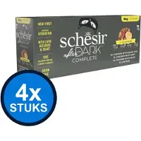 Schesir 4x After Dark kat blik variety pack bouillon 12x80gr