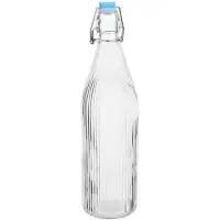Olympia geribbelde schommeltop waterflessen 1ltr (pakket van 6)