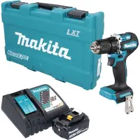 Makita DDF 487 RF1K accuboormachine 18 V 40 Nm borstelloos + 1x accu 3,0 Ah + oplader + koffer