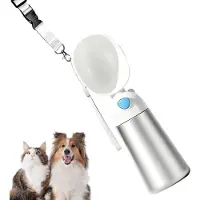 VHV - Honden Drinkfles - 600 ml RVS Waterdispenser - Lekbestendig - Voor Wandelen