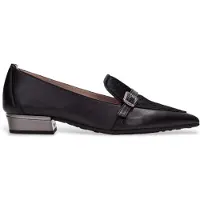Hispanitas Dames Balletschoenen Ginebra zwart (37), Leer, Plat, Geen, Casual HI265141