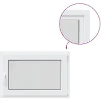 vidaXL Kelderraam RISOR 95 x 50 cm PVC en Glas