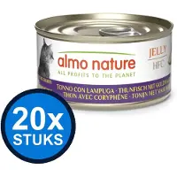 Almo Nature 20x HFC - Kattenvoer Natvoer Blik - Gelei - Tonijn & Mahi Mahi - 70g
