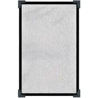 Happiq Aquarium Net 30x20cm - Transparant Anti-Sprong Mesh met Magnetische Zuignappen - voor vissen en aquarium - Zwart Nylon - 50 x 30 cm