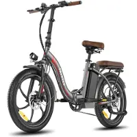 Fafrees 25AH Elektrische vouwfiets – E-Bike - 20 x 3.0 Inch Banden - Maximaal bereik 150 km - Shimano 7 versnellingen - 20 Inch opvouwbare City Commuter E-Bike – Elektrische stadsfietsen– Grijs