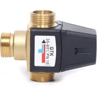 Dnntunk Thermostatische Mengkraan met Drie Standen (35~60°C) - Mengkraan voor Warm en Koud Water en Bescherming Tegen Verbranding