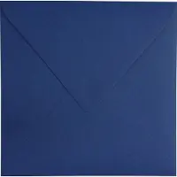 Netuno Gladde blauwe enveloppen 12 - 153 x 153 mm - 25 stuks - NK natgelijmde - 120 gram - Keaykolour -