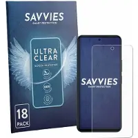 Savvies - Screenprotector voor Vivo Y21d - Folie Beschermfolie transparant 18 Stuks