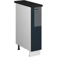 Vicco Apotheekkast Fame-Line, Donkerblauw hoogglans/Wit, 20 cm, WB Antraciet