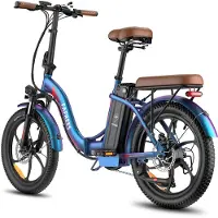 Fafrees F20 Pro Opvouwbare Elektrische Fiets – 250W Motor, 36V 20Ah Accu, 120km Bereik, 7-Speed Shimano, Dubbel Geveerd Aurora Blue