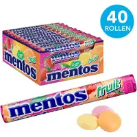 Mentos - Fruitsmaak - 38 gram - 40 rollen