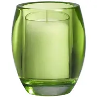 Bolsius Kandelaar Oval light 100/84 + vulling lime (per 4 stuks)