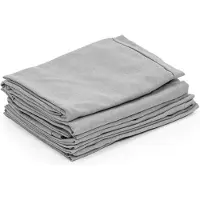 Blumfeldt Theia kussenhoezen 8 delen 100% polyester waterafstotend lichtgrijs