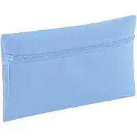 Quadra Classic Zip potlood zak *Etui *Pennen zakje * Licht blauw