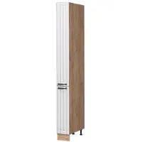 Vicco Apotheekkast Fame-Line, Wit Landhuis/Goudkleurig Eiken, 20 cm