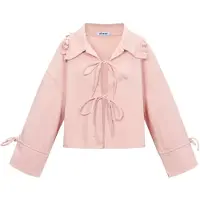 Gimme Comfortabel Dames 'Kiana' Jack met Strikdetails en Ruches - Roze - Maat M