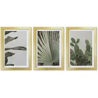 Wallfluent 3-Delige Schilderij Set - Berglandschap Met Een Waterval En Een Meer - 40 x 60 cm - Wanddecoratie - Muurdecoratie - Moderne Interieurdecoratie - Stijlvolle Muurdecoratie