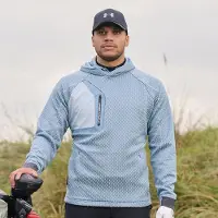 Under Armour Drive Pro Hybrid Hoody Blue Wind Heren