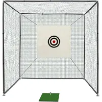 Happiq Golf oefennet – Voor golftraining – Vast rakennet – Groen