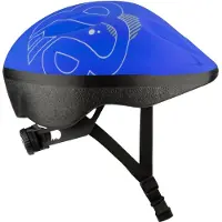 Nijdam Junior Helm - Sky Base - Blauw/Zilvergrijs