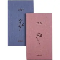 Brepols agenda 2027 - INTERPLAN [0.736] - AURELIA - Zakagenda - 1 week op 2 pagina's - Weekoverzicht - Blauw/grijs - 9 x 16 cm