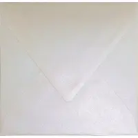 Netuno Metallic (parelmoer) ecru enveloppen A5 - 155 x 155 mm - 25 stuks - NK natgelijmde - 110 gram - Sirio Pearl -