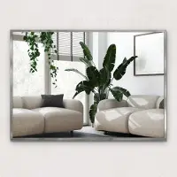 Wallfluent Grote Spiegel - Decoratieve Wandspiegel - Badkamerspiegel - Moderne Spiegel 100x70 cm