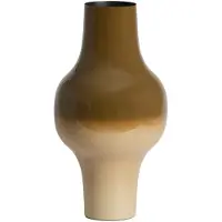 Light & Living Light&living Vaas deco Ø22,5x41,5 cm SINDO donker bruin+zand