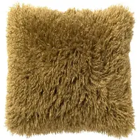 Dutch decor IBBY - kussenhoes 45x45 cm - gerecycled - fluffy - Green Moss - groen - met rits - zonder binnenkussen