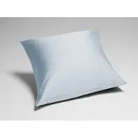 Yumeko Kussensloop Katoensatijn 65x65 Blauw - Eco, Bio & Fairtrade