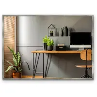 Tulup Grote Wandspiegel - Moderne Badkamerspiegel - Decoratieve Spiegel 100x70 cm