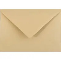 Netuno Gladde Beige enveloppen A6 - 125 x 175 mm - 25 stuks - NK natgelijmde - 120 gram - Aster Color -