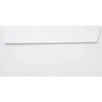 Netuno Gladde witte enveloppen A4 - 110 x 220 mm - 25 stuks - HK zelfklevend met plakstrip - 120 gram - Olin -