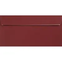 Netuno Gladde bordeaux enveloppen A4 - 110 x 220 mm - 25 stuks - HK zelfklevend met plakstrip - 120 gram - Kreative -